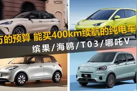 8万的预算 能买哪些400km续航的纯电车？缤果/海鸥/T03/哪吒V图片