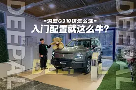 可城可野家用属性还拉满！深蓝G318该怎么选择？视频封面