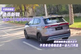 大胖初体验 途岳新锐 兼具油耗和操控的大空间小车视频封面