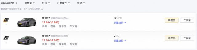 新款智界R7上市