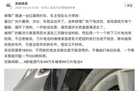 买电动车仍需谨慎？看这辆红旗网约车的遭遇就知道了！图片