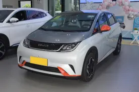 续航405km带快充、轴距2700mm，详解2021款 时尚版比亚迪海豚图片