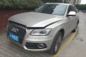 试驾车撞了，这辆原价60万的奥迪Q5只卖11万！买家没验完就死心了图片
