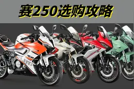 版本多到分不清！QJMOTOR赛250怎么选？单摇臂最香？图片
