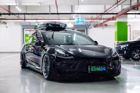 特斯拉Model 3气动姿态范，省下的油钱都拿去改装了图片