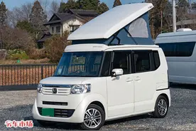 汽油0.7L本田升顶房车，长3米4可睡一人，双层空间能洗澡做饭图片