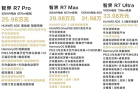 智界R7上市，25.98万起，标配就够用！图片