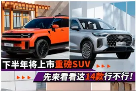 下半年将上市重磅SUV，先来看看这14款行不行！图片
