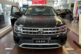 到店实拍大众途昂，最高优惠6万，标配3排7座，值得入手吗？图片