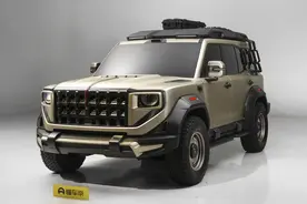 红旗首款硬派越野亮相上海车展！图片