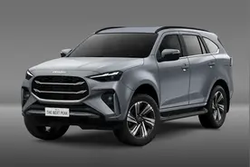 新款五十铃mu-X发布，外观很霸气，2+3+2座椅，换装2.2T柴油动力图片