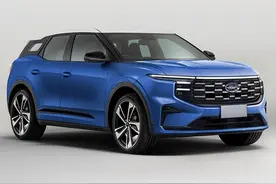 全新一代福特锐际渲染图曝光 换家族新造型 定位紧凑型SUV图片