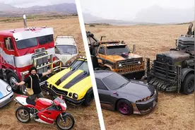 《变形金刚:超能勇士崛起》车型盘点，肯沃斯、911卡雷拉、杜卡迪图片