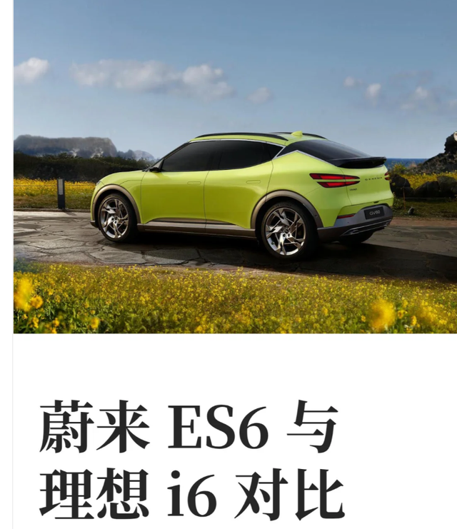 蔚来ES6和理想i6该怎么选