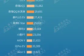 最新“纯电车”终端销量TOP20车型出炉！图片