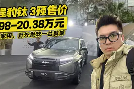 狠起来连自己人都打？方程豹 钛3开启预售13.98万起视频封面