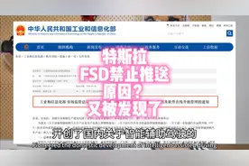 特斯拉fsd推送被叫停的原因终于找到了！