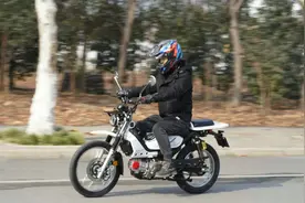 越野风格弯梁，到底是不是样子货？嘉陵Cross125X试驾体验图片