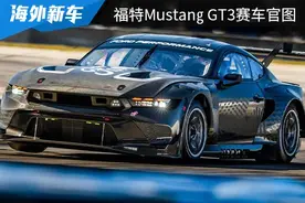 配备硕大的后尾翼，全新福特Mustang GT3赛车官图发布图片
