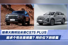 追求个性还是销量？同价位下的较量 哈弗大狗对比长安CS75 PLUS图片