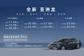 新款丰田亚洲龙正式上市！焕新升级，提供三种动力可选图片