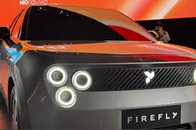 外观很惊艳，定位高端纯电小型车，蔚来萤火虫2025年4月上市图片