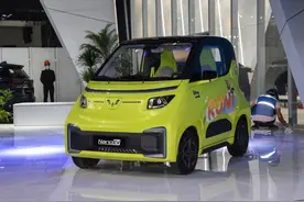 只能坐两个人，五菱NanoEV上市，4.98万起售图片