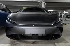 新款比亚迪汉EV现身地库，新增运动套件，外观更为惊艳，续航提升图片