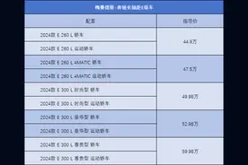 详解梅赛德斯-奔驰长轴距E级车，哪款配置更值得入手？图片