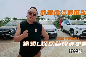 都是最低配，途观L探岳荣放谁更香？视频封面