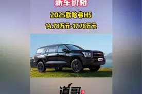 一车抵三车 2025款新哈弗H5上市14.78万起视频封面