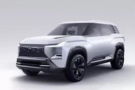 三菱全新大7座SUV，全新设计风格，外观很前卫时尚，2+3+2布局图片