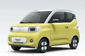 宏光MINI EV第三代马卡龙上市，售价4.68万元，纯电续航215公里图片