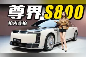 尊界S800抢先实拍，华为江淮共造百万行政轿车丨野生11视频封面