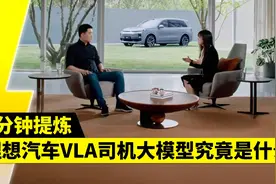 2分钟提炼 理想汽车VLA司机大模型究竟是什么？