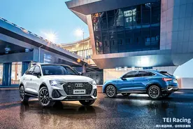 奥迪Q3前轮刹车改装案例—升级TEI Racing前P60ES街道性能刹车套装图片