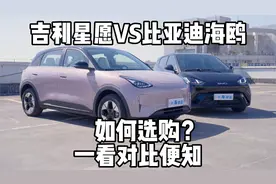 吉利星愿和比亚迪海鸥，该如何选购？看完对比视频再做决定视频封面