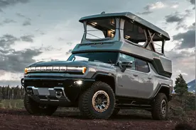 EarthCruiser推出HUMMER EV皮卡背驮式露营车图片