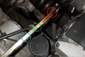 汽车烧机油机油消耗大怎样看机油尺更准确要这样检查图片