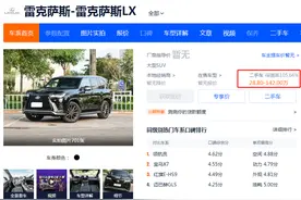 采购价格35万，平行进口后卖120万，LX570售价的背后全是悲哀图片