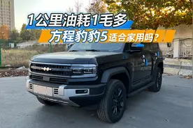零百加速4.8秒，一公里油耗1毛多，方程豹豹5适合家用吗？视频封面