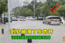 台风暴雨肆虐到处被淹，记住喵哥教你开车技巧，关键时候能救命视频封面