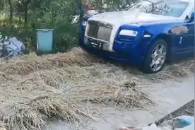 700万劳斯莱斯被用来晒咸菜，车主看到却不敢吱声：我惹不起她图片