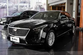 降价最猛的豪华品牌轿车，开着有牌面，实拍凯迪拉克CT6图片