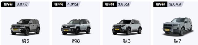 方程豹钛7上市售17.98万元起