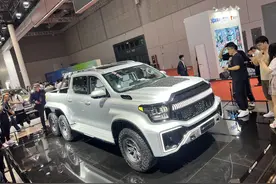 搭3.0T插混系统，6X6驱动，山海炮6X6车型亮相上海车展图片