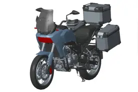 王野申报拉力摩托车外观专利，撞脸哈雷泛美ADV图片