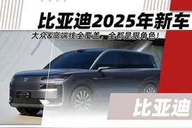 一年发布近20款新车！比亚迪2025新车规划图片