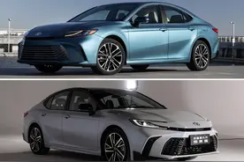 第9代凯美瑞中美对比：不像一个档次的车图片