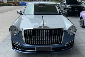 全新一代红旗L5露面，造型复古且典雅，搭V8动力，售价或超700万图片